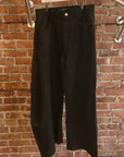 KRAFTWORK J CUT STITCH PANTS ‘BLACK’