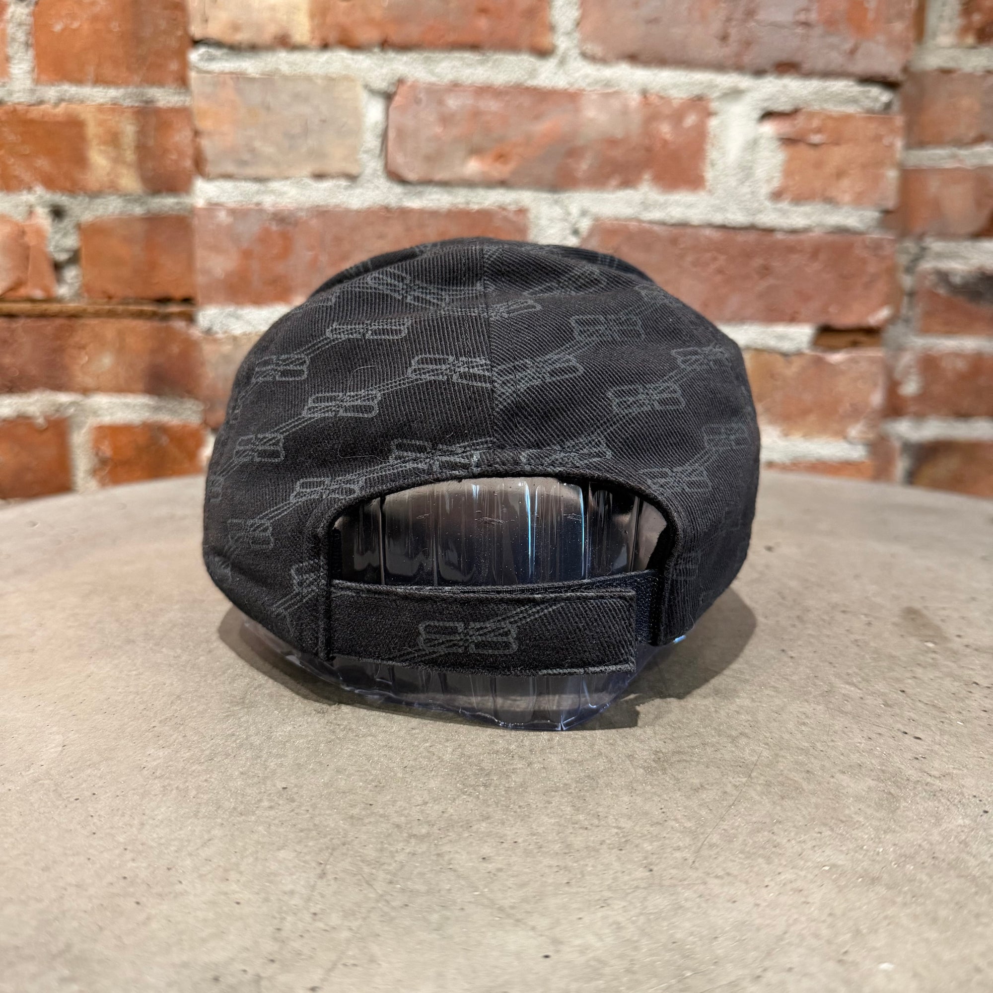 BALENCIAGA MONOGRAM BASEBALL CAP ‘BLACK’