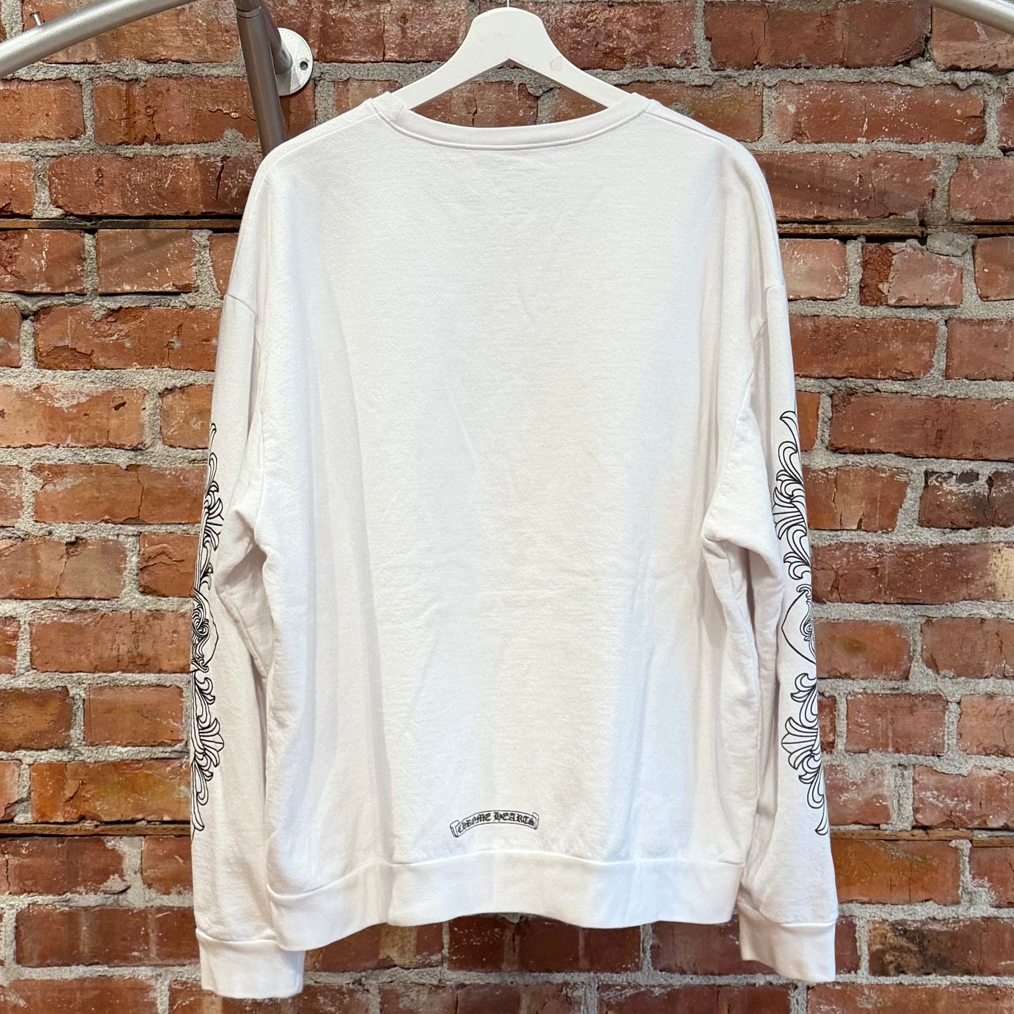 CHROME HEARTS LOVE YOU CREWNECK ‘WHITE’