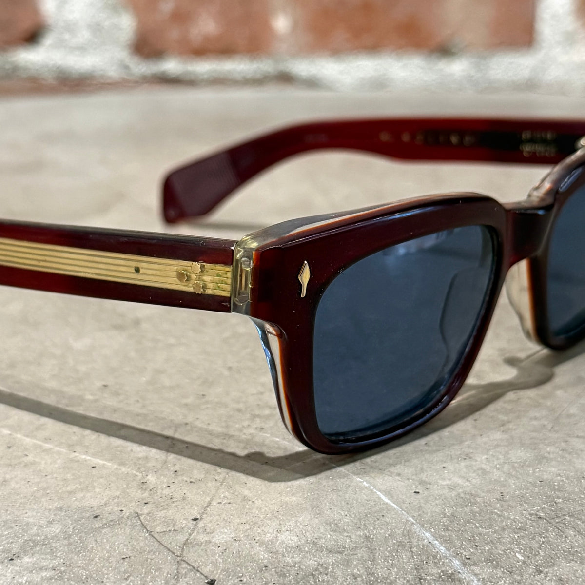 JACQUES MARIE MAGE MOLINO 401/500 SUNGLASSES ‘AMBER/FOG’