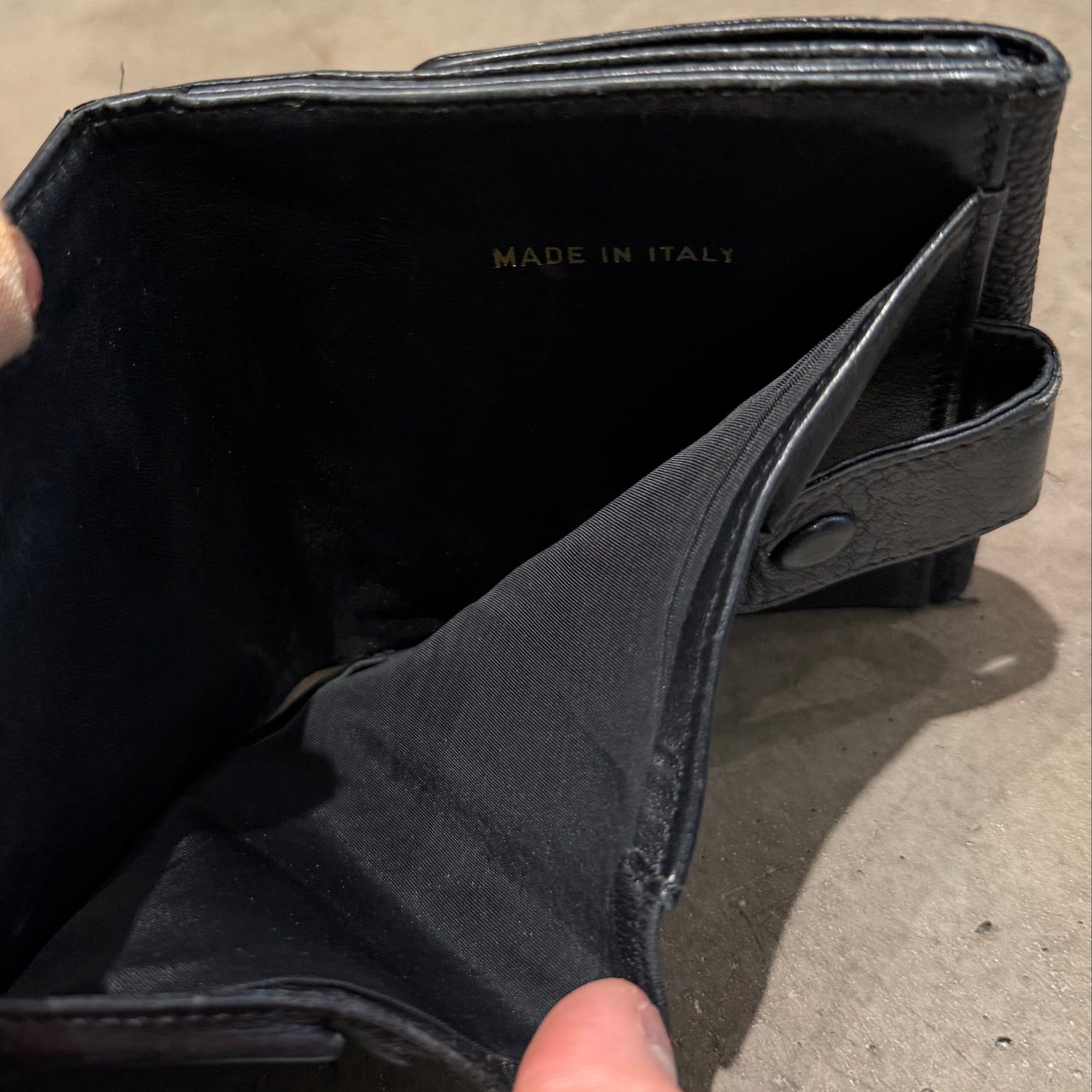 CHANEL CAVIAR LEATHER TRIFOLD WALLET ‘BLACK’