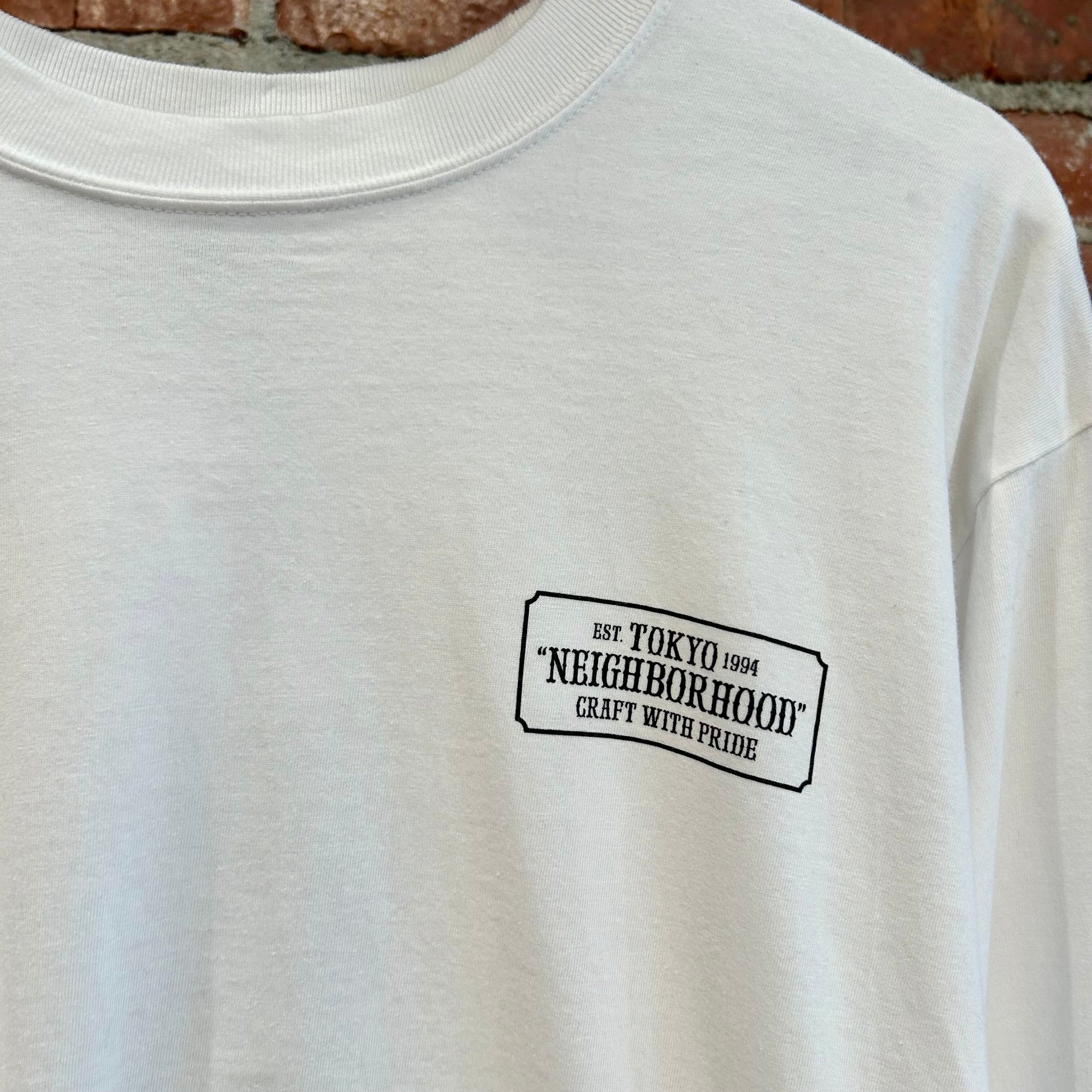 NEIGHBORHOOD TOKYO BOX LOGO 1994 LONG SLEEVE ‘WHITE’