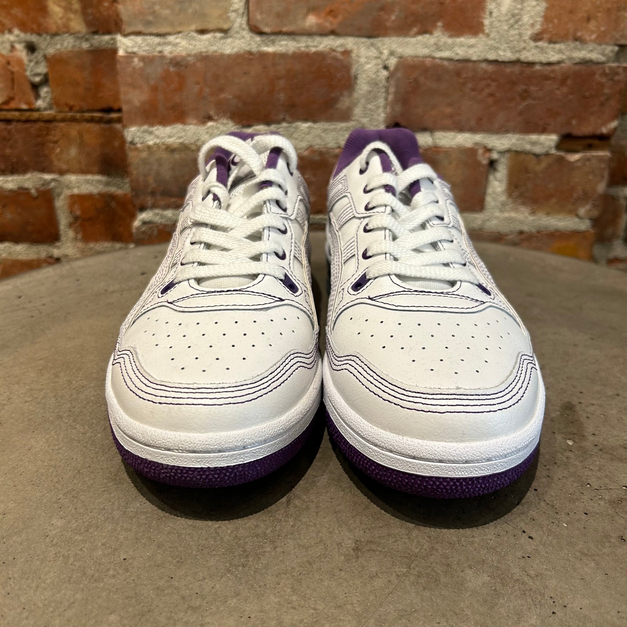NEEDLES x ASICS EX89 SNEAKERS ‘WHITE/PURPLE’