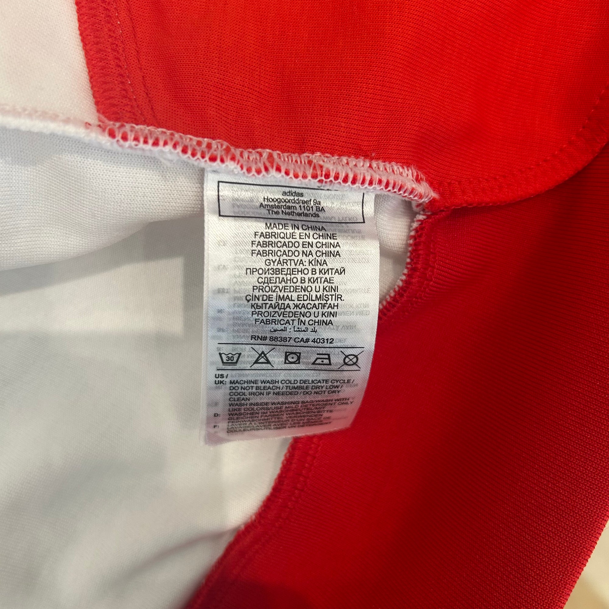 ADIDAS X JEREMY SCOTT MEGAZIP TRACK JACKET ‘RED’