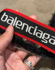 BALENCIAGA HYBRID CAMERA STRAP WALLET CHAIN ‘BLACK/RED’