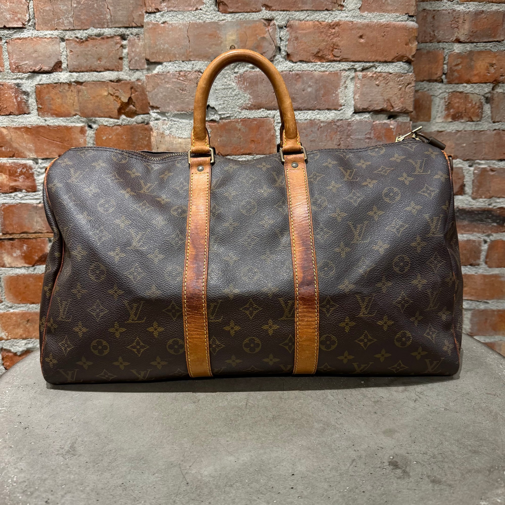 LOUIS VUITTON MONOGRAM KEEPALL 45 'BROWN'