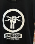 NEIGHBORHOOD FIGHT THE POWER TEE ‘BLACK’