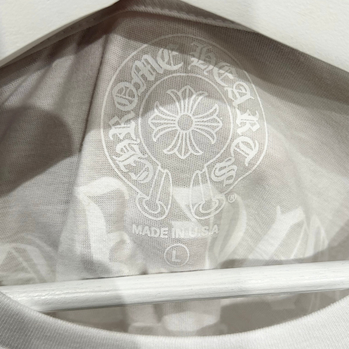 CHROME HEARTS ONLINE EXCLUSIVE FLORAL LONGSLEEVE ‘WHITE’
