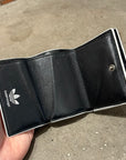 BALENCIAGA X ADIDAS TRIFOLD LAMBSKIN WALLET ‘BLACK/WHITE’