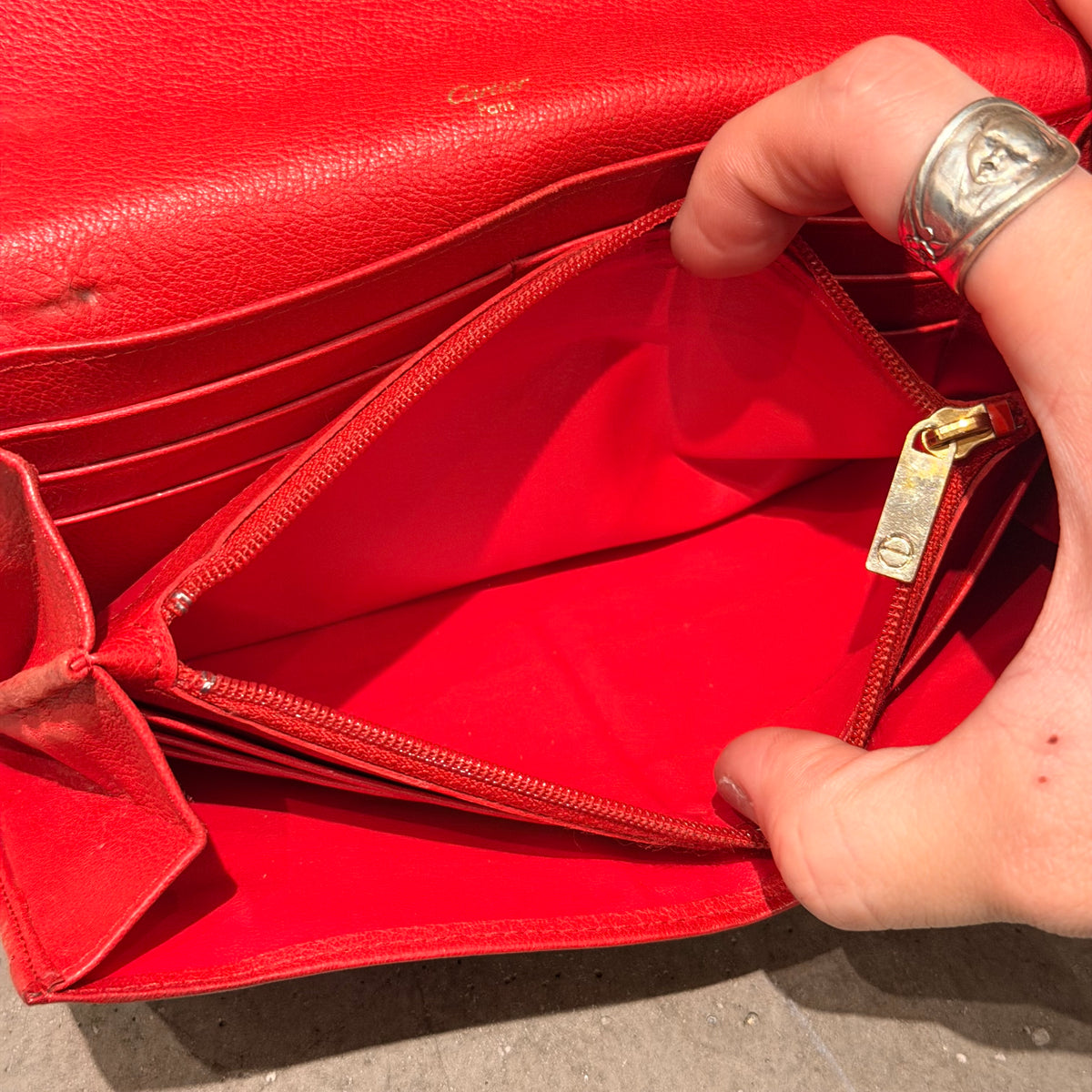 CARTIER LOVE LONG WALLET ‘RED’