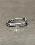 CHROME HEARTS PLUS CROSS HEART BUBBLE GUM RING ‘SILVER’