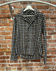 FINAL HOME PLAID WARPED FLANNEL ‘TAN’