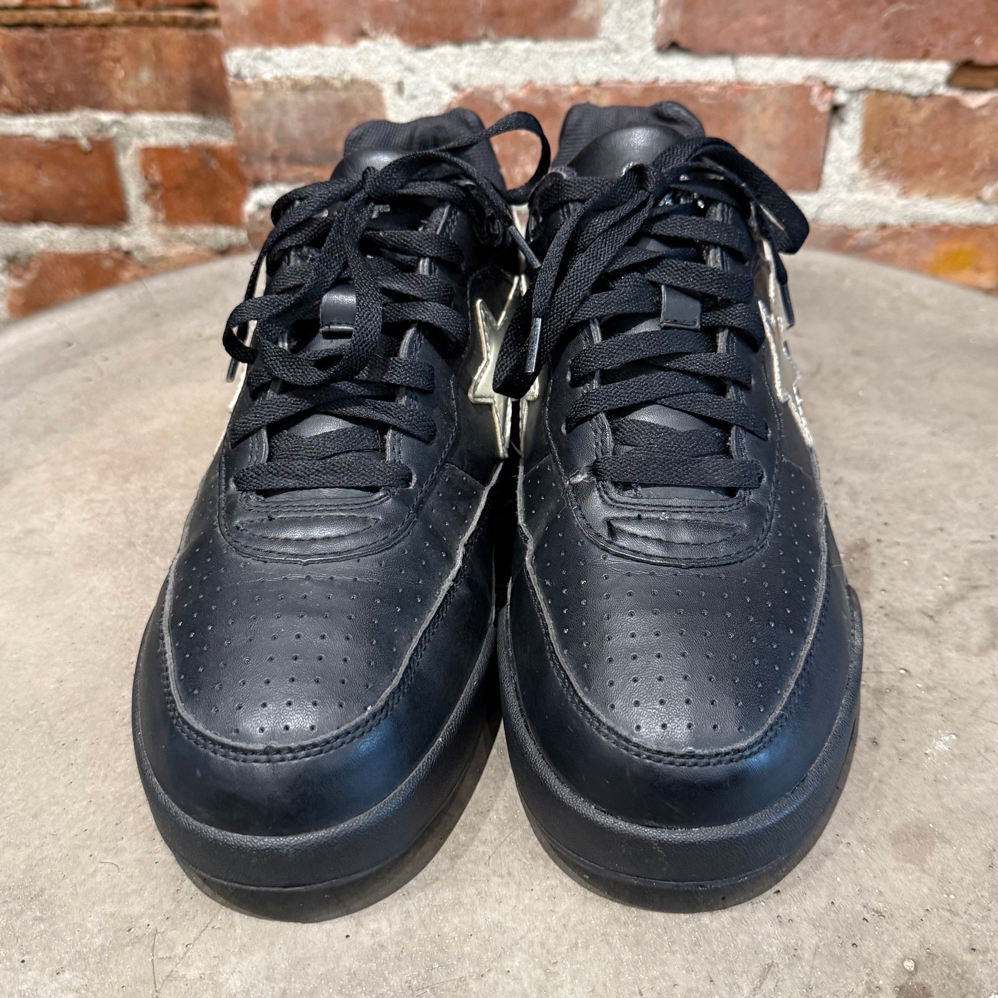 BAPE ROADSTA SNEAKERS ‘BLACK/SILVER’