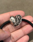 CHROME HEARTS HEART MOTIF HAIR TIE ‘SILVER’