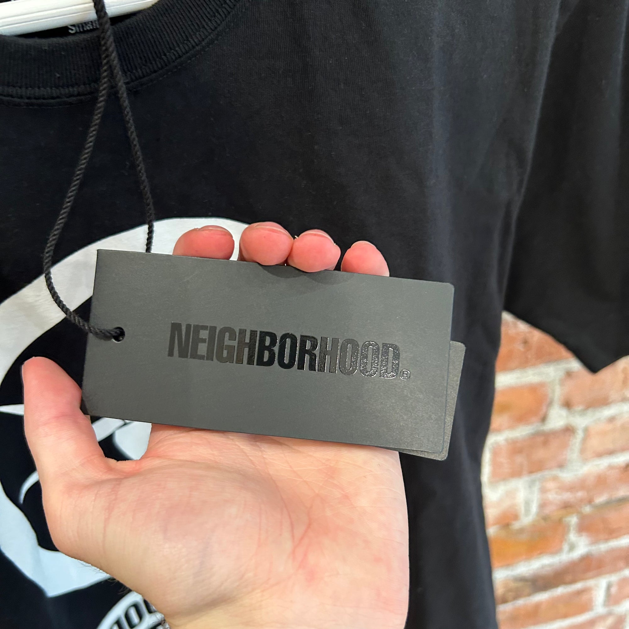 NEIGHBORHOOD FIGHT THE POWER TEE ‘BLACK’