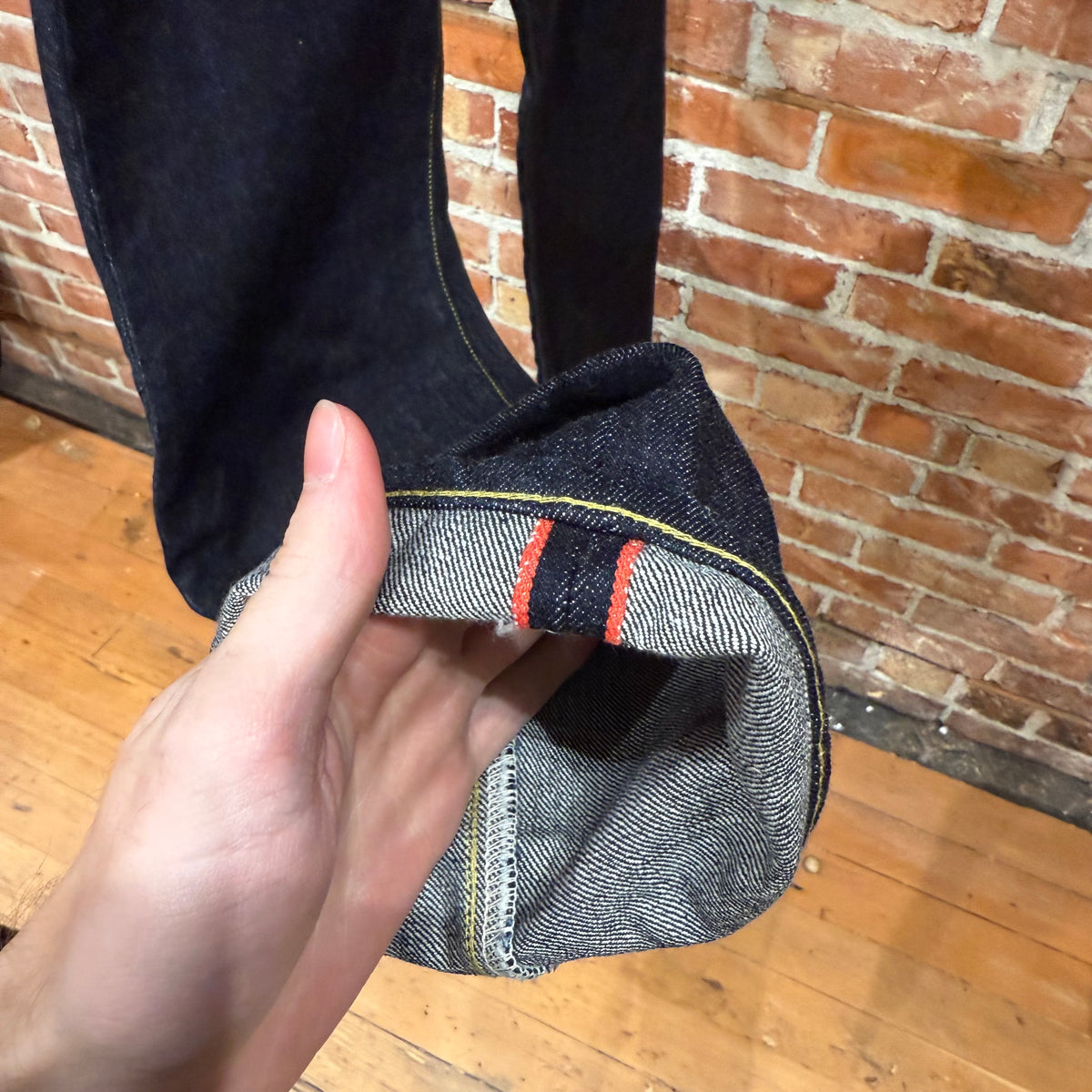 KAPITAL 5P SELVEDGE RED LINE RAW DENIM ‘INDIGO’