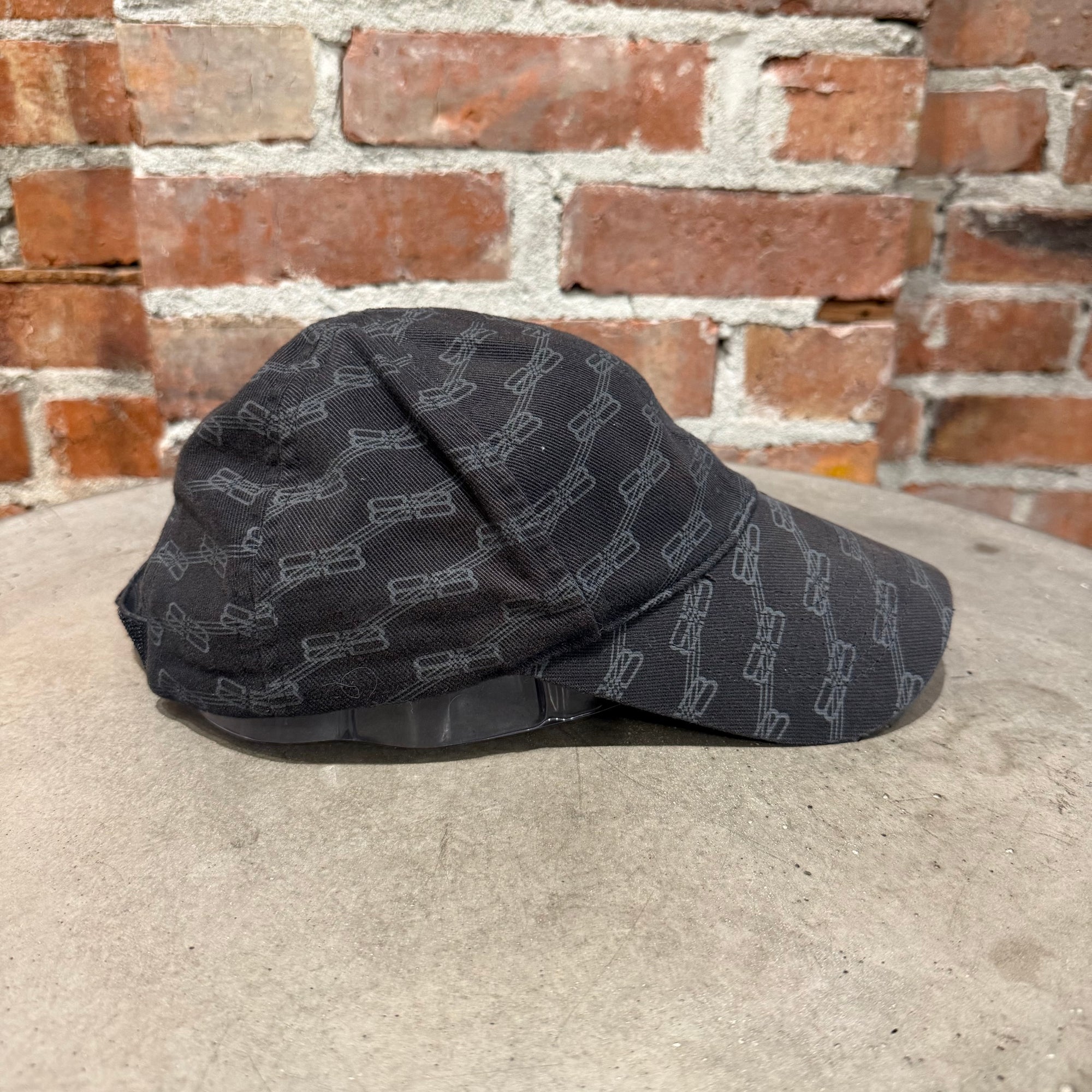 BALENCIAGA MONOGRAM BASEBALL CAP ‘BLACK’