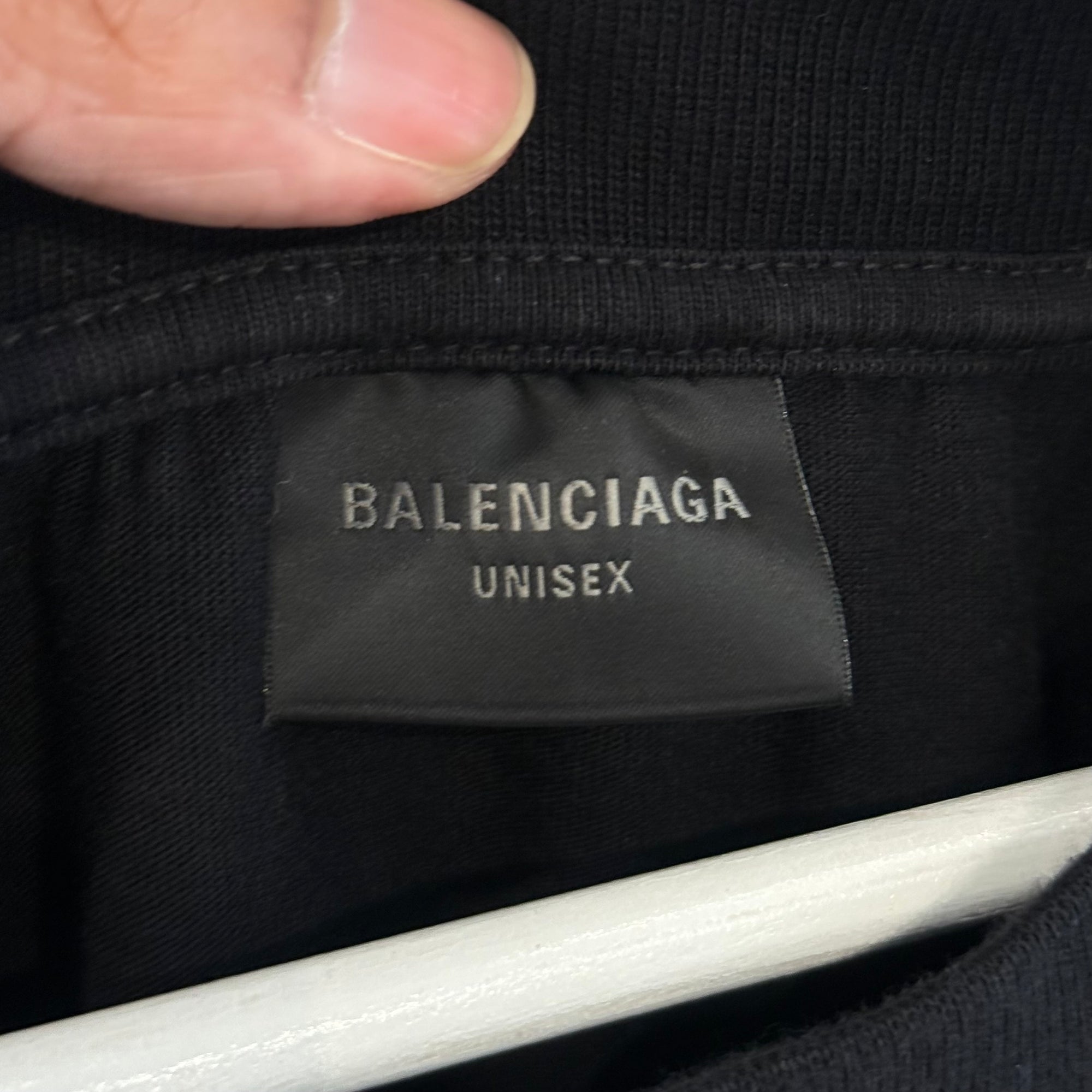 BALENCIAGA SS23 PARIS SOCCER JERSEY ‘BLACK’