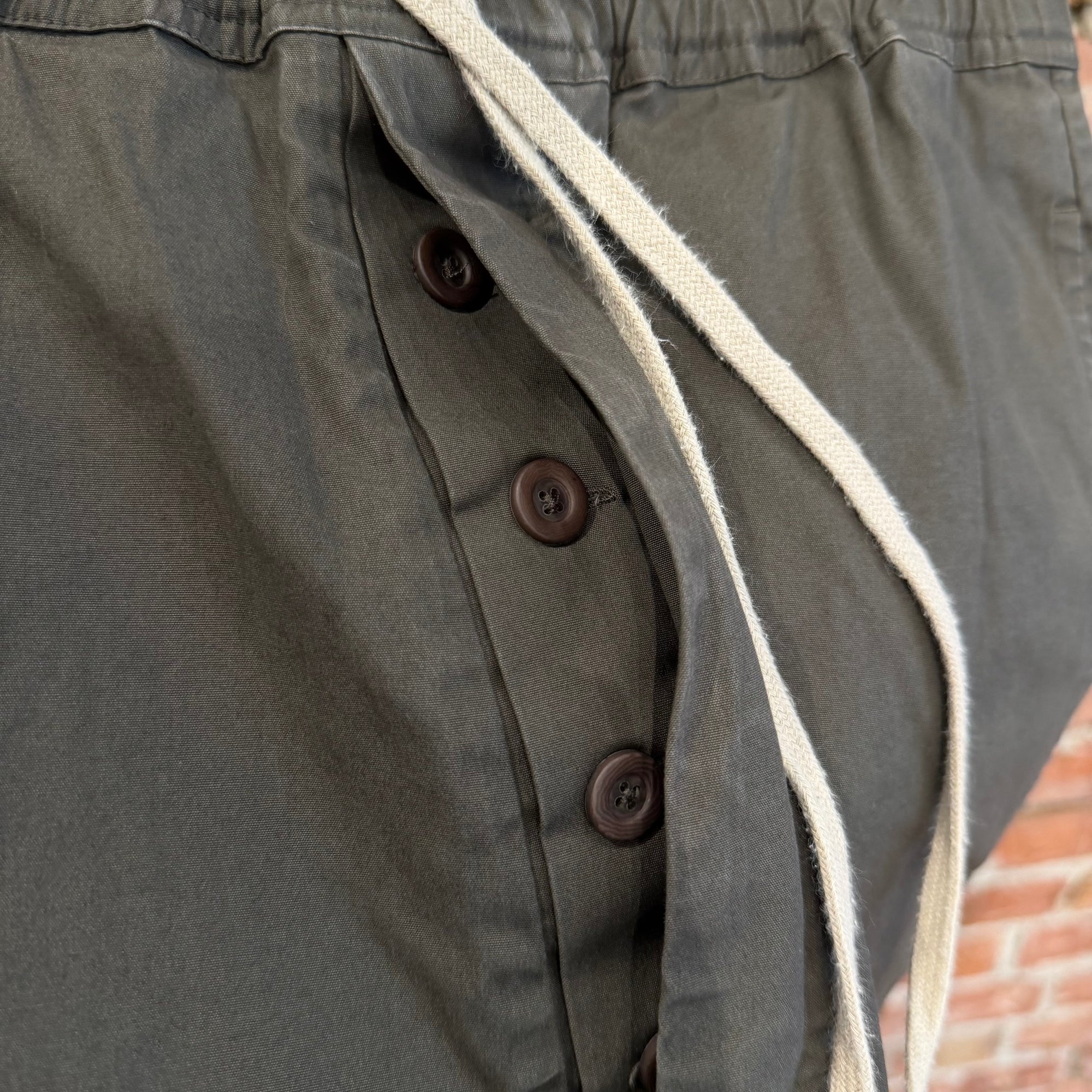 RICK OWENS FOREVER POD SHORTS ‘DARK DUST’