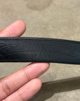 CHROME HEARTS OVAL 1" CROSS BUCKLE + 1" BELT STRAP ‘BLACK’