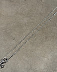 CHROME HEARTS DOUBLE CH PLUS CROSS NECKLACE ‘SILVER’