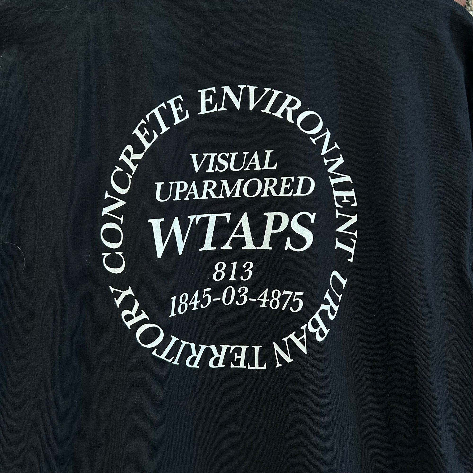 WTAPS VISUAL UPARMORED TEE ‘BLACK’