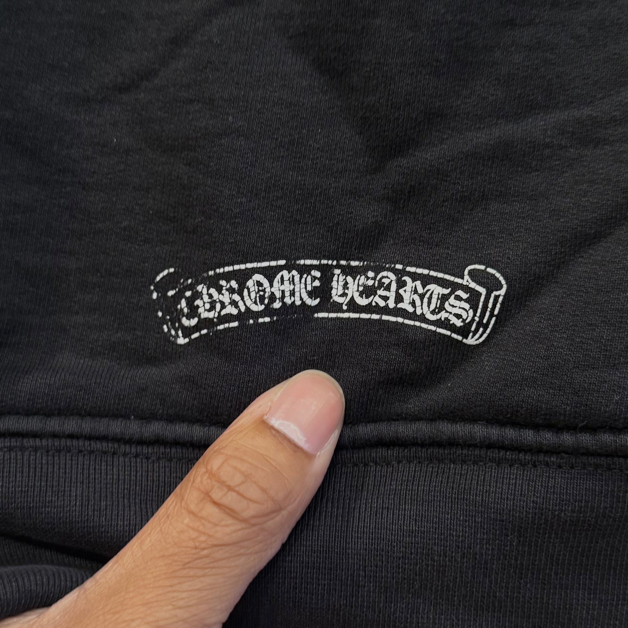 CHROME HEARTS CEMETERY HORSESHOE THERMAL ZIP UP 'BLACK' – Sadō Room
