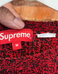 SUPREME FW21 MELANGE RIB KNIT MINI BOGO SWEATER ‘RED’