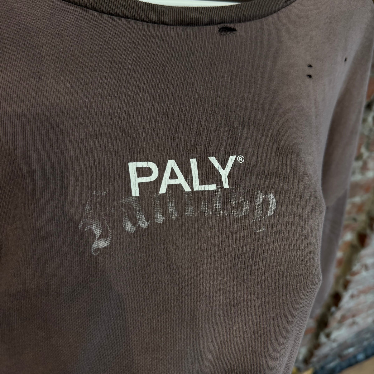 PALY HOLLYWOOD SS26 CORE LOGO TEE ‘RUST PINK’