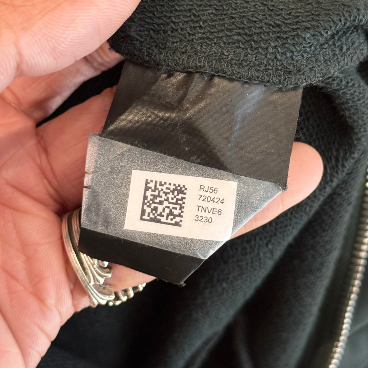 BALENCIAGA FW22 SAMPLE SIZE STICKER ZIP HOODIE ‘DARK GREEN’