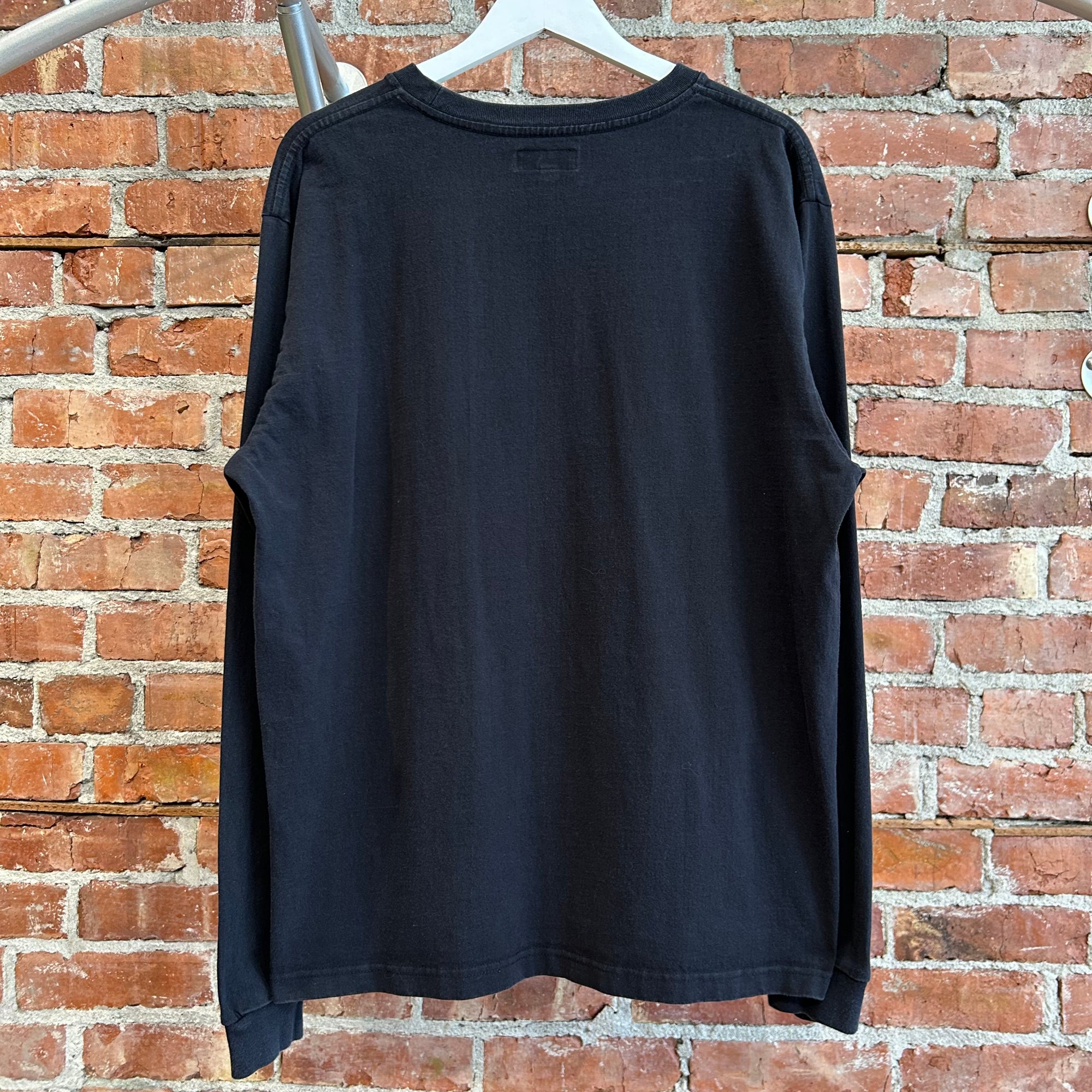 STUSSY MINI LOGO LONG SLEEVE ‘BLACK’