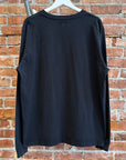 STUSSY MINI LOGO LONG SLEEVE ‘BLACK’