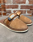 SUICOKE UGG SLIP ON LOAFERS ‘BROWN’