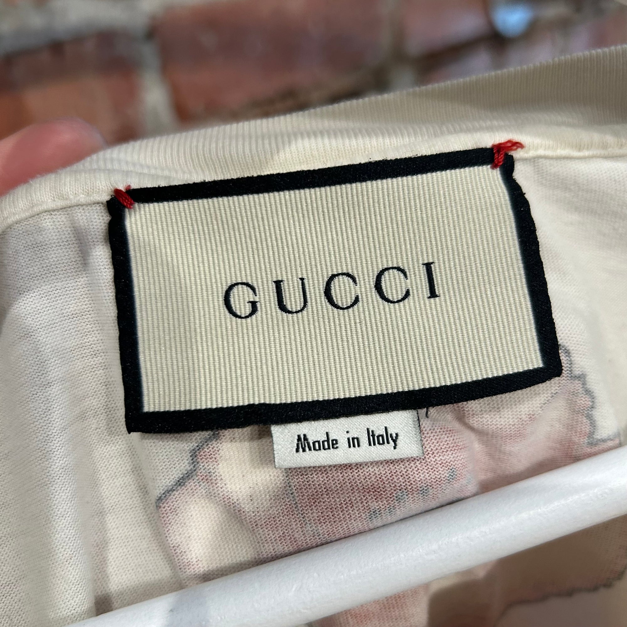 GUCCI SS19 CHATEAU MARMONT HOLLYWOOD TEE ‘WHITE/RED’