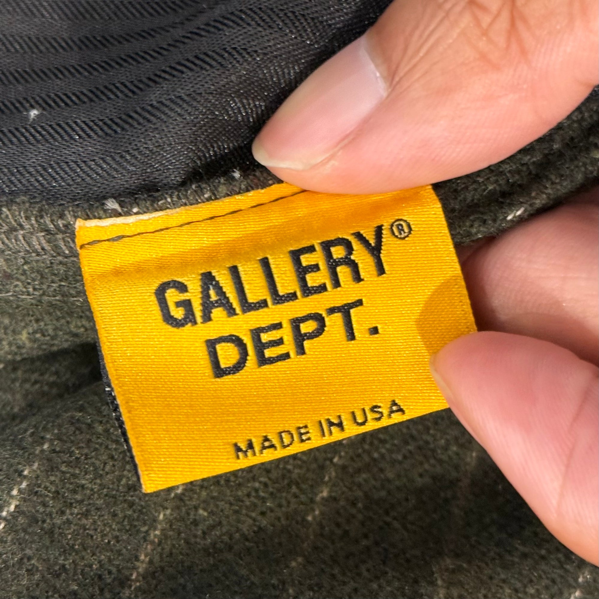 GALLERY DEPT. BUSINESS CARPENTER FLARE PANTS ‘FOREST’