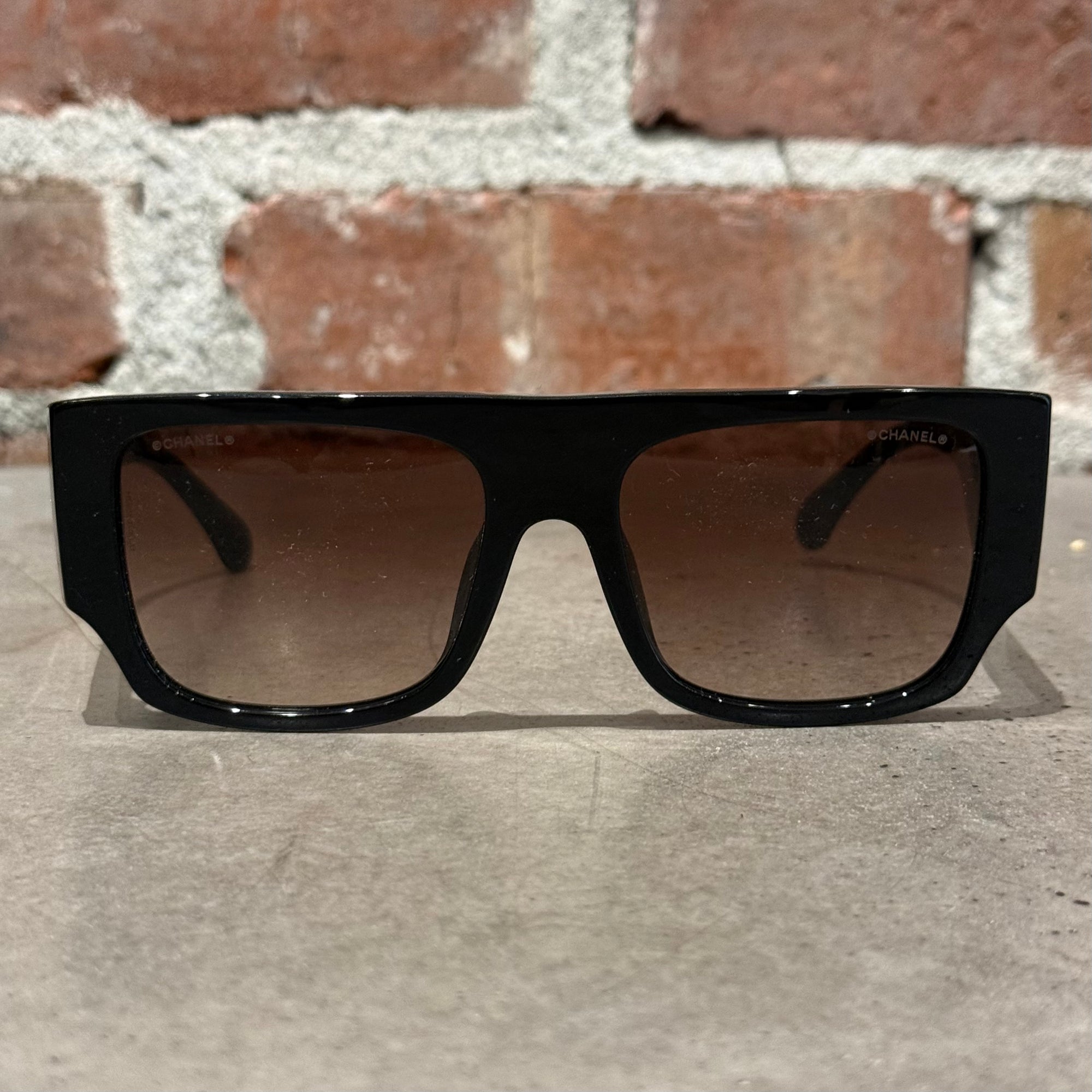 CHANEL SQUARE BLOCK SUNGLASSES ‘BLACK’