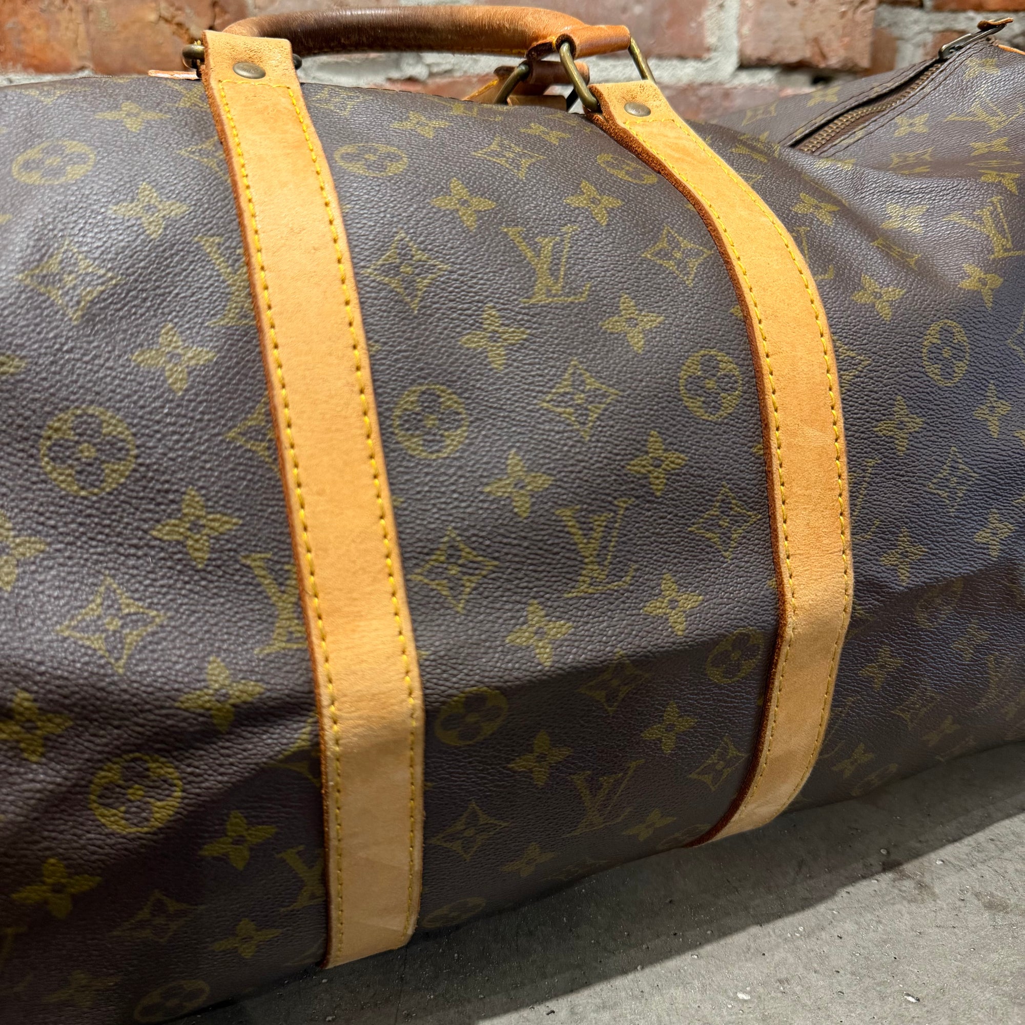 LOUIS VUITTON MONOGRAM KEEPALL 50 'BROWN'