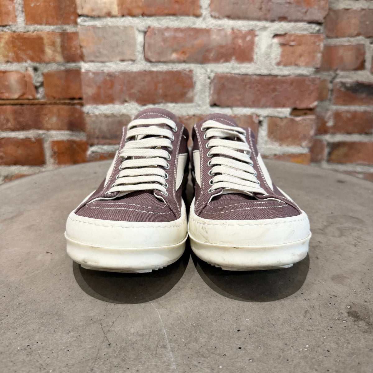 RICK OWENS FW26 TOWER DRKSHDW VINTAGE SNEAKERS ‘GRAPE’