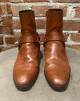 SAINT LAURENT SS14 WYATT HARNESS BOOTS ‘BROWN’