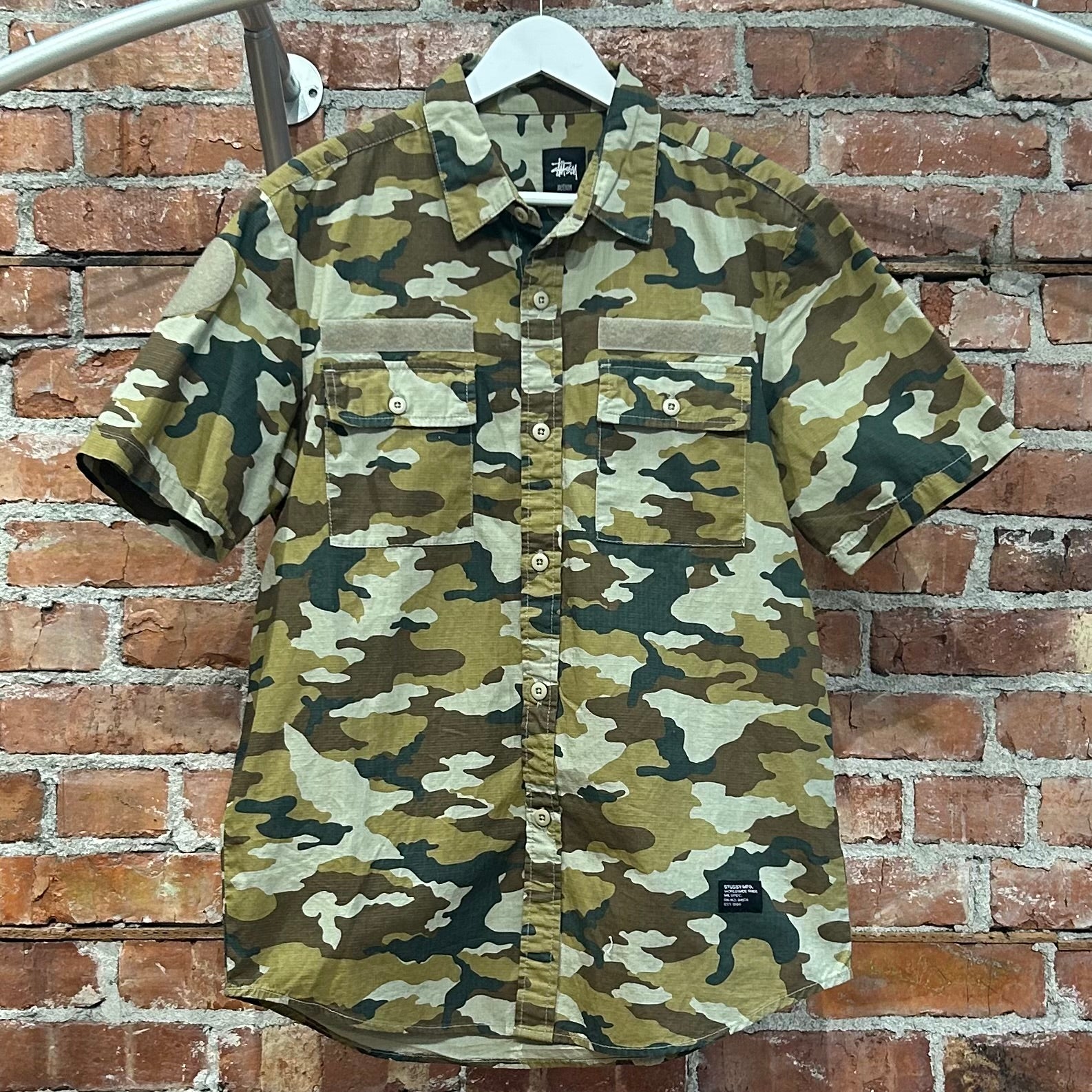 STUSSY MILITARY CAMO FIELD SHIRT ‘MULTI’