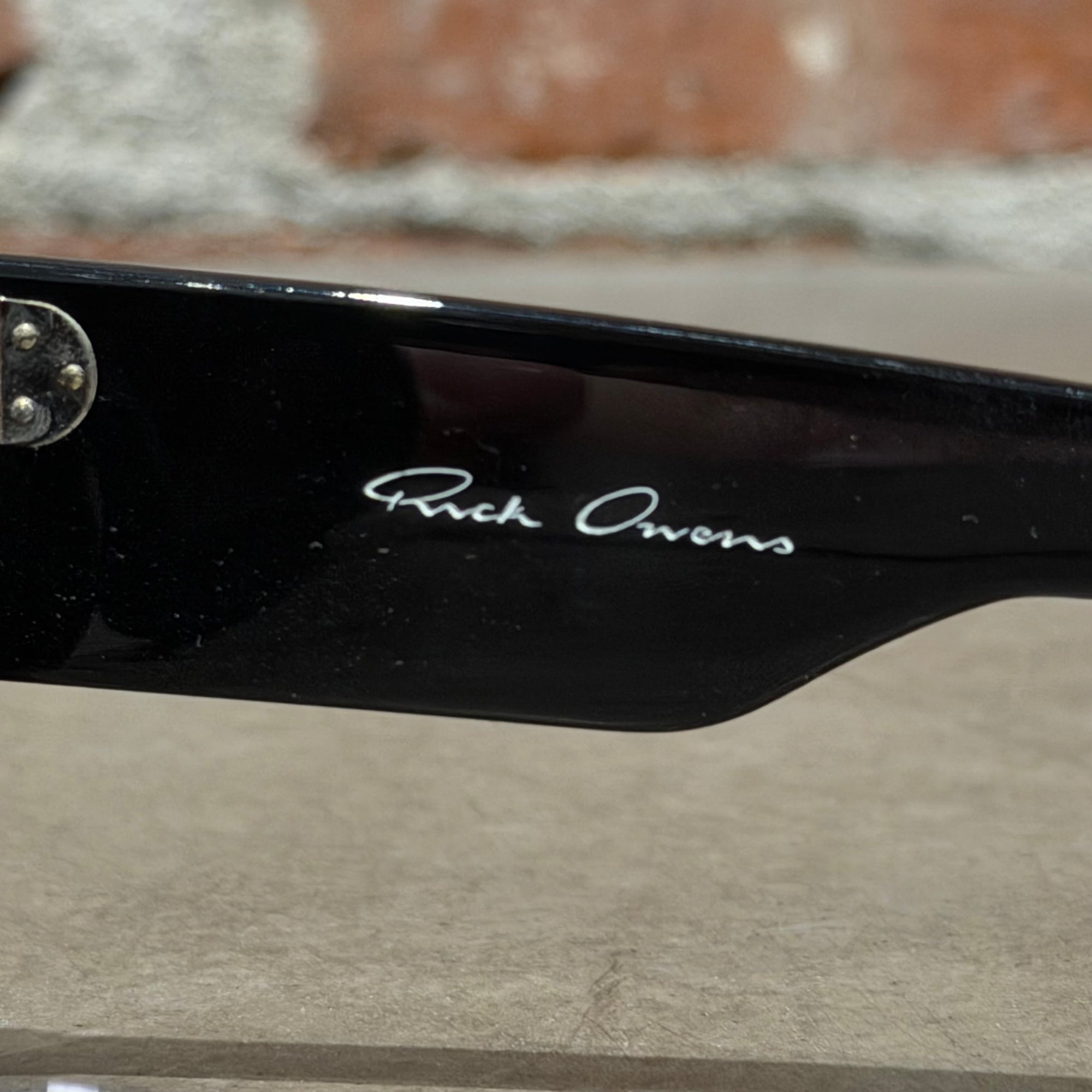 RICK OWENS DOCUMENTA SUNGLASSES ‘BLACK’