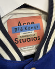 ACNE STUDIOS BLA KONST LETTERMAN JACKET ‘OCEAN BLUE’