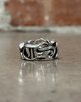 CHROME HEARTS LARGE SPELLOUT RING ‘SILVER’