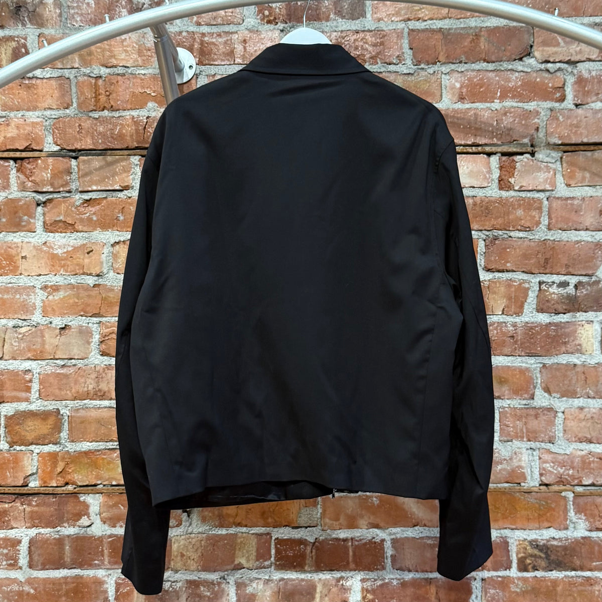 OUR LEGACY BLACK WORSTED WOOL MINI JACKET ‘BLACK’