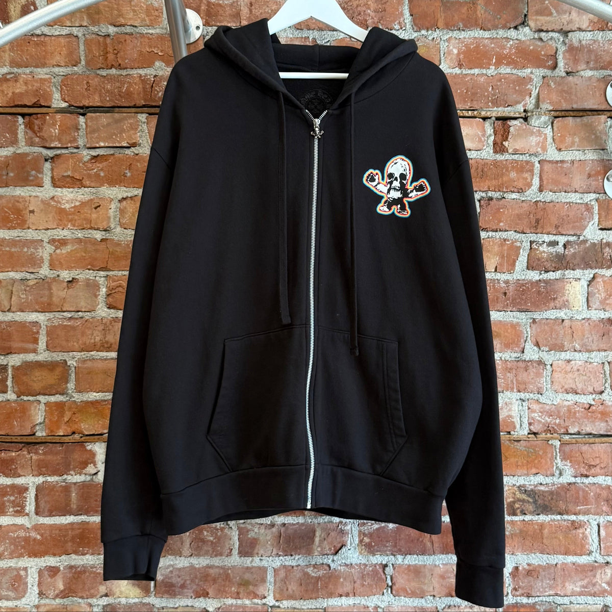 CHROME HEARTS FOTI HARRIS TEETER ZIP HOODIE ‘BLACK’