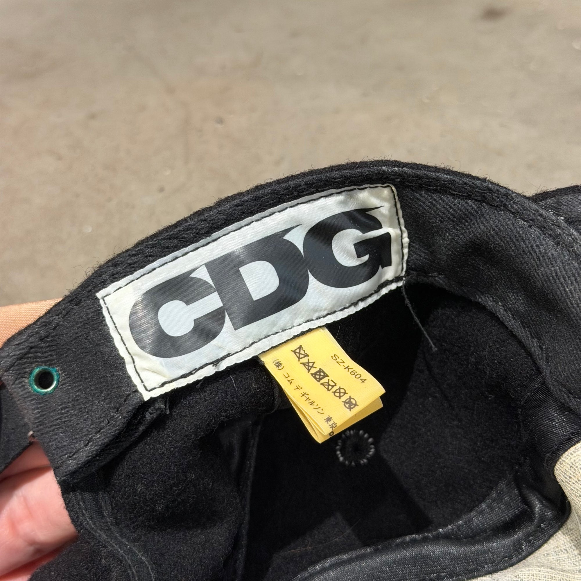 COMME DES GARCONS X EBBETS WOOL HAT ‘BLACK’