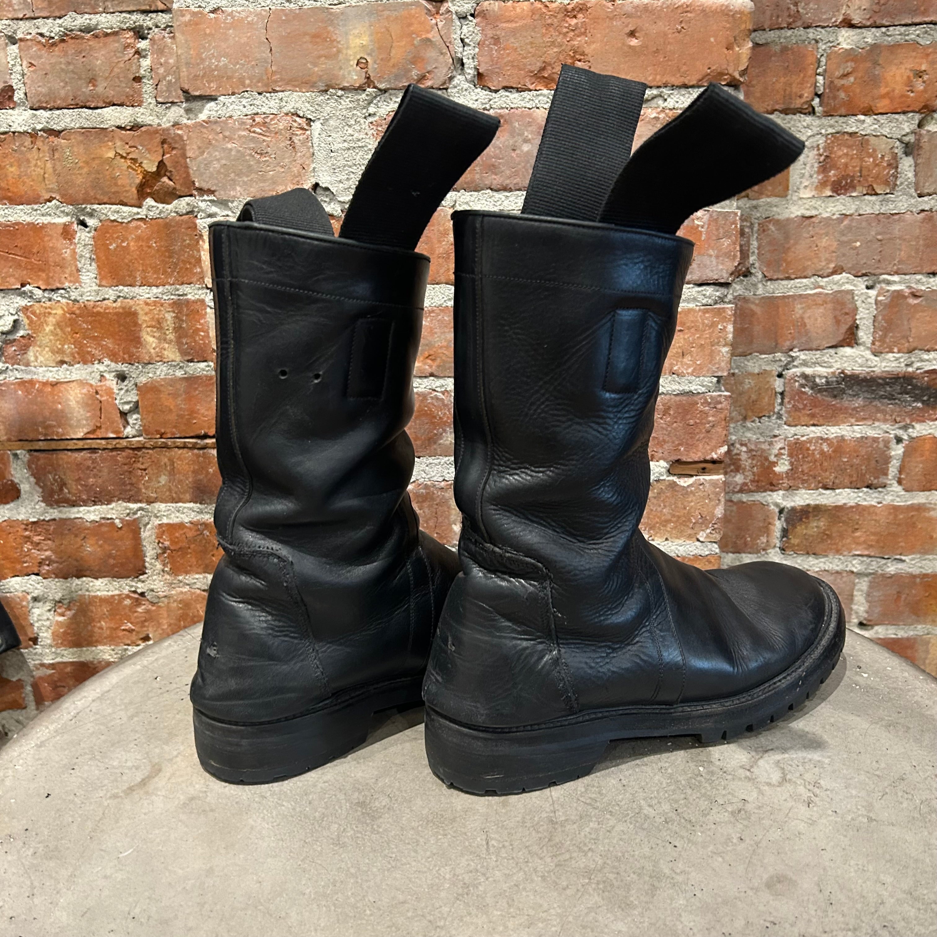RICK OWENS CREEPER BOOTS 'BLACK' – Sadō Room