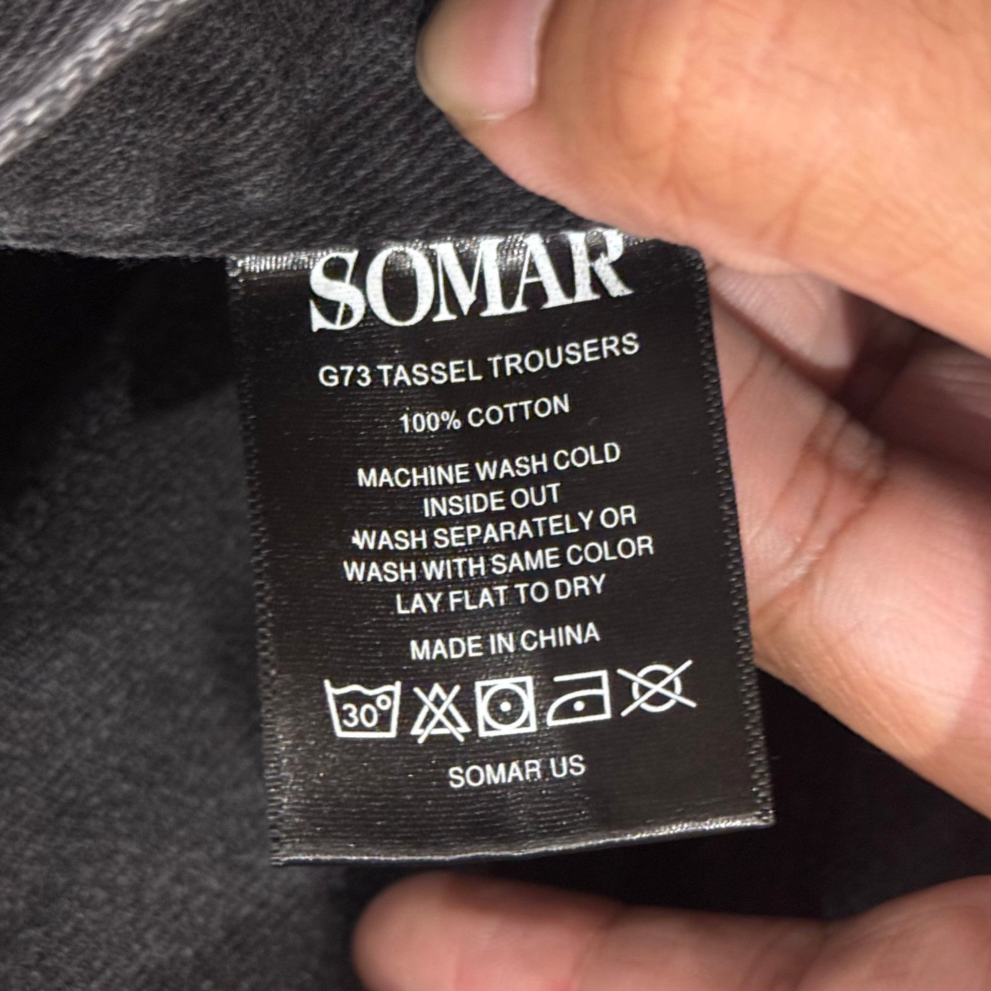 SOMAR G73 TASSEL JEANS ‘GREY’