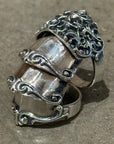 DEAL DESIGN FULL SHADE ARMOR RING 'SILVER'