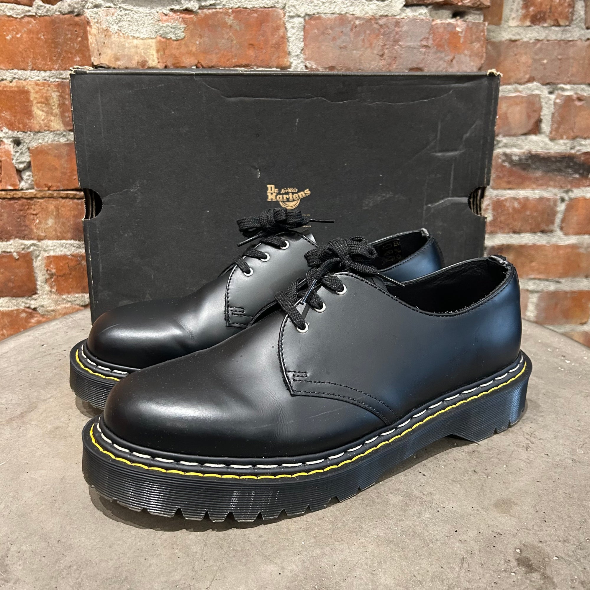 RICK OWENS X DOC MARTENS 1461 BEX DERBIES ‘BLACK’